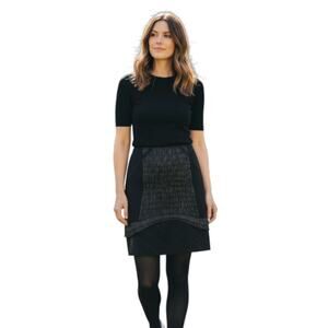 Versus Versace Pencil Skirt Black Womens Size 6/42 Italian Vintage